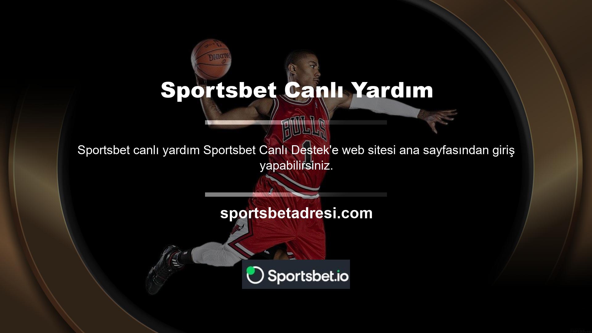 Sportsbet canlı destek sekmesi bahis sitesinin ana sayfasının sağ alt kısmında yer almaktadır