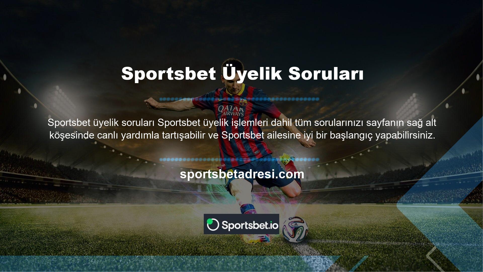 Sportsbet bahis oranları